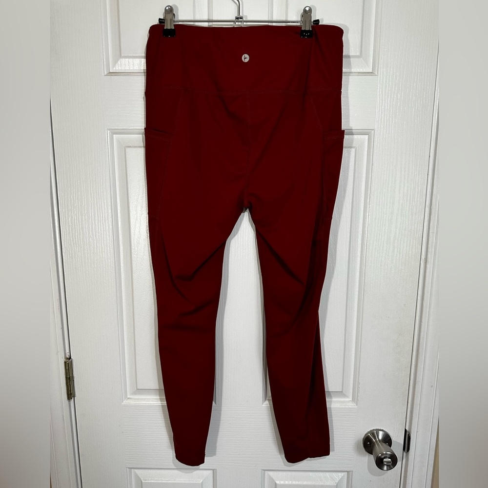 90 Degree - Burnt Orange Woman’s Leggings - Sz XL - Picture 3 of 5